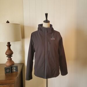 Ororo Heated Women's Black Coat With Rechargeable Battery And Charging Cord